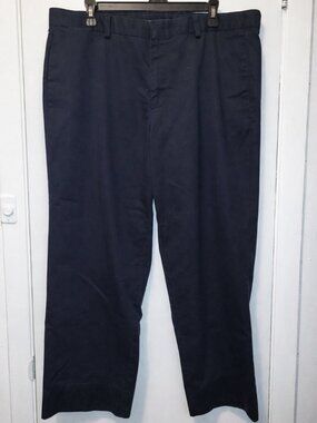 Dockers Men's Straight Leg Work Pants Trousers Dark Blue Navy Blue size 38x32